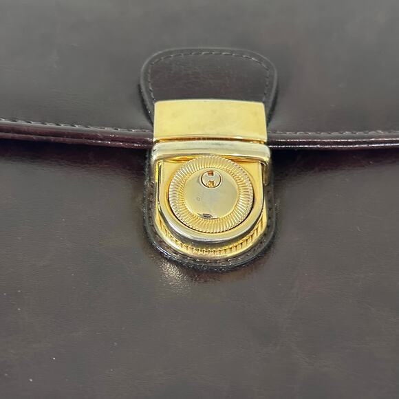 Vintage Bellerose Organizer Bag Brown Briefcase Laptop Messenger Portfolio Bag - Picture 10 of 12